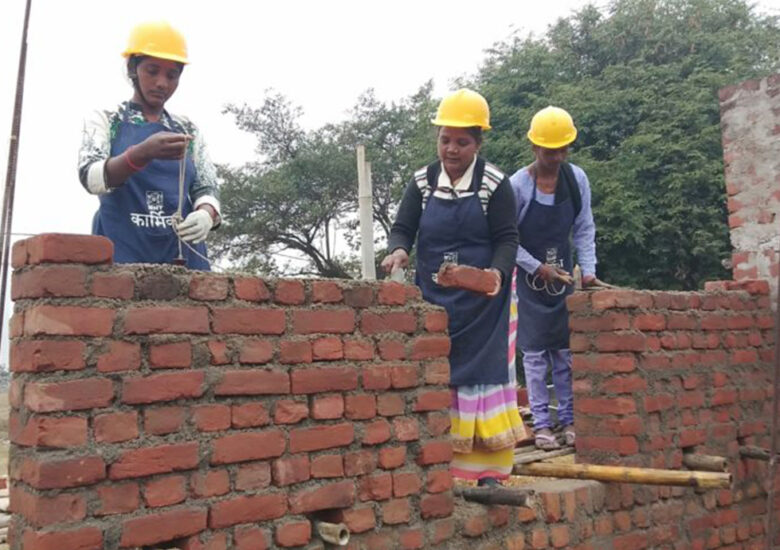 Improving lives and meeting demands: Karmika School trains women in India’s booming construction industry