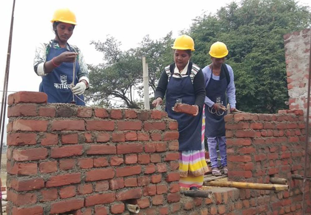 Improving lives and meeting demands: Karmika School trains women in India’s booming construction industry