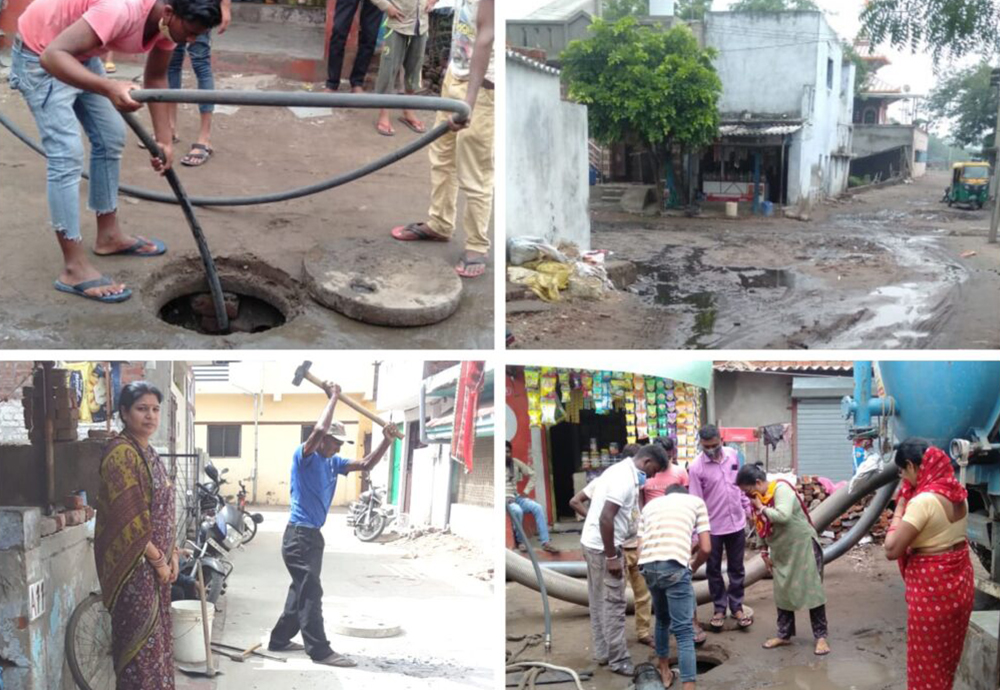 Monsoon preparedness and water management, in Ahmedabad