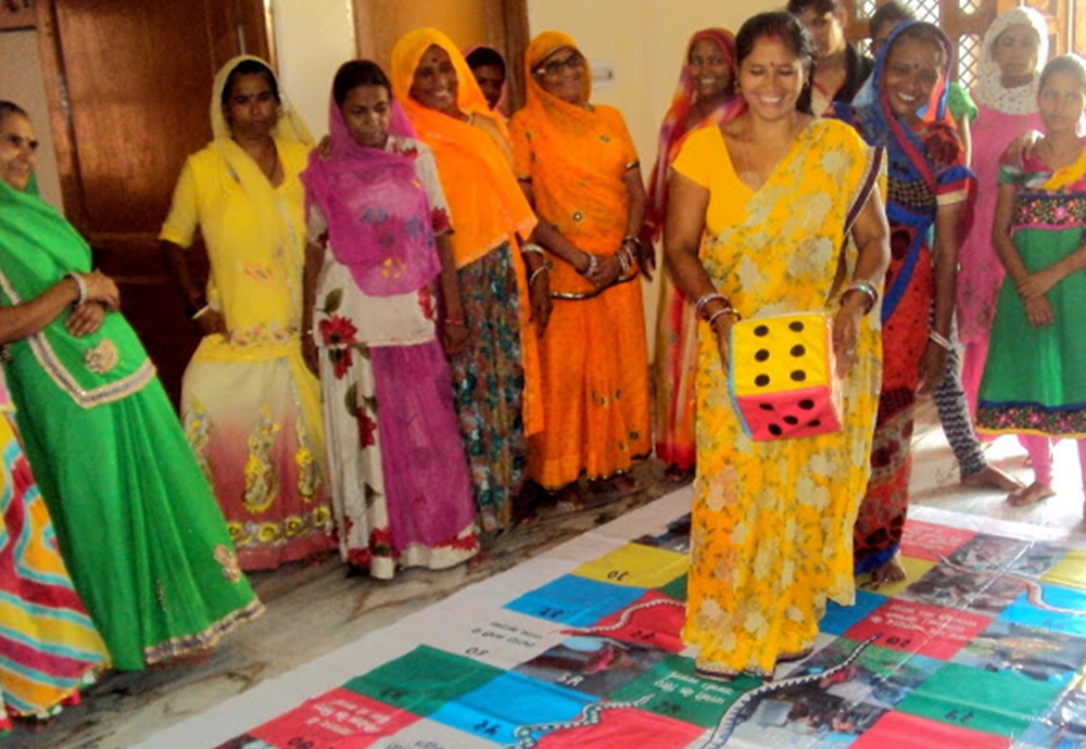 Urban Poor Learning about Climate Change by Playing Snakes and Ladders