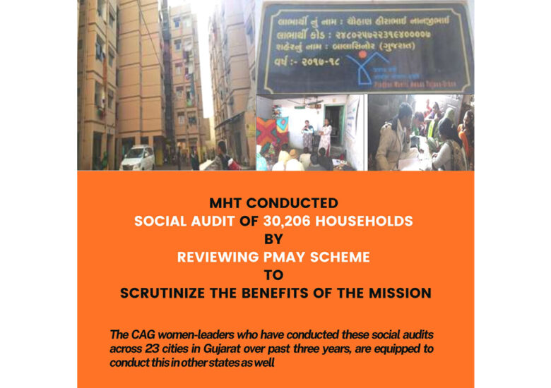 MHT conducted a social audit of 30,206 households by reviewing PMAY scheme to scrutinize the benefits of the mission