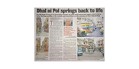 Media Coverage, Dhal ni Pol_Revitalization of Heritage Precincts