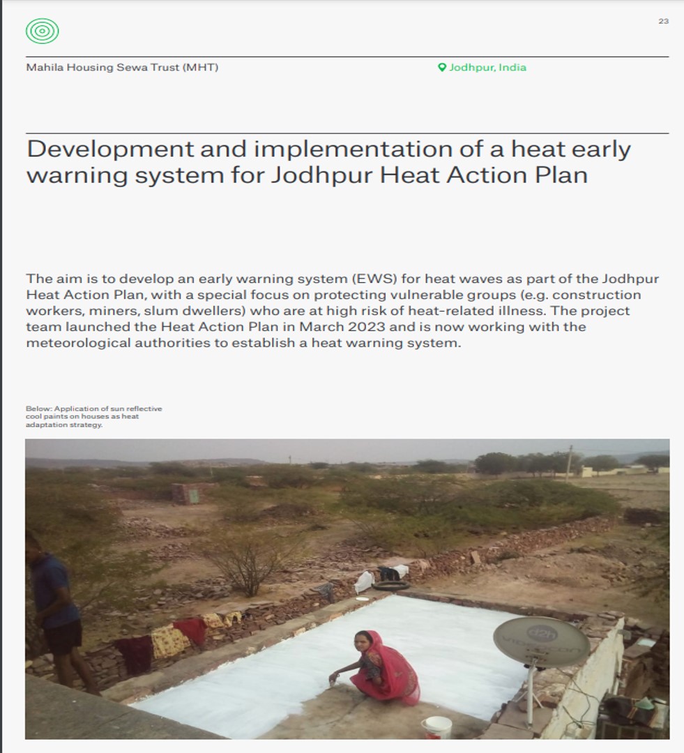 Finalist of Risk Award: Best Project Proposals 2023 Climate resilience and early warning by The RISK Award partners UN Office for Disaster Risk Reduction and Munich Re Foundation thank the applicant for the valuable contribution to help improve disaster risk reduction.