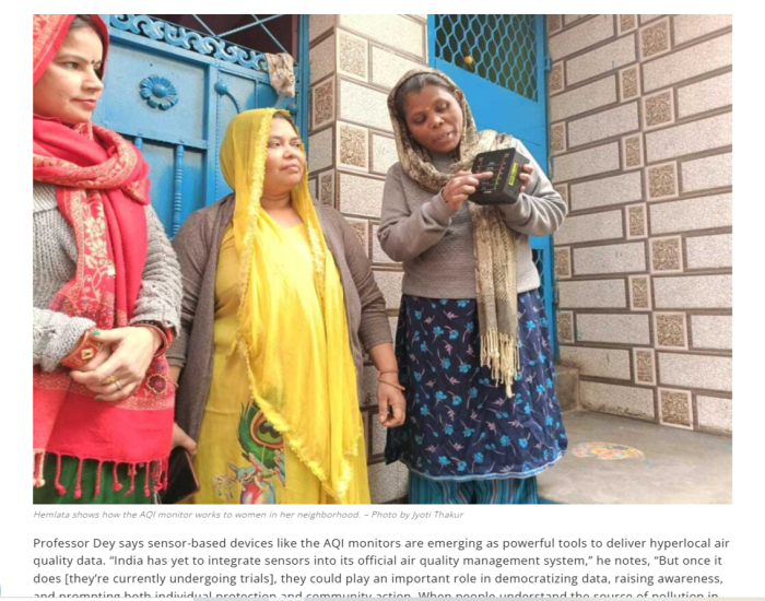 With India’s air pollution among the worst in the world, a coalition of socially disadvantaged women push governments and help each other breathe easier.