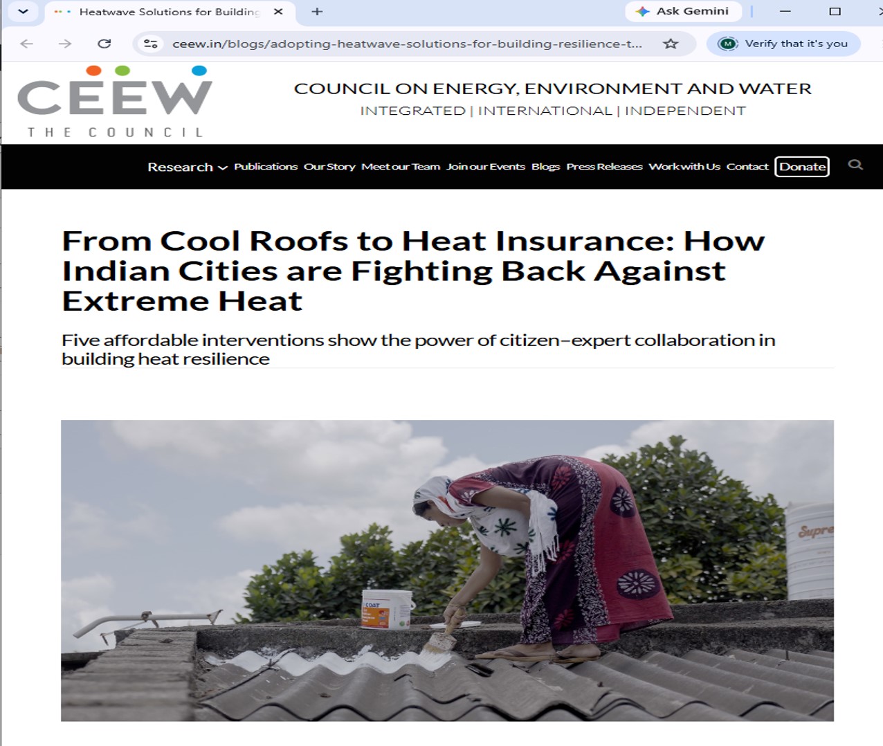 From Cool Roofs to Heat Insurance: How Indian Cities are Fighting Back Against Extreme Heat